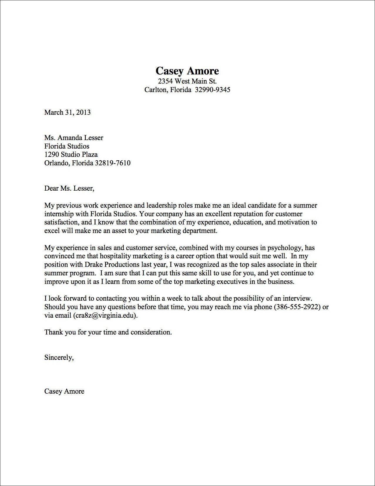 create cover letter from cv