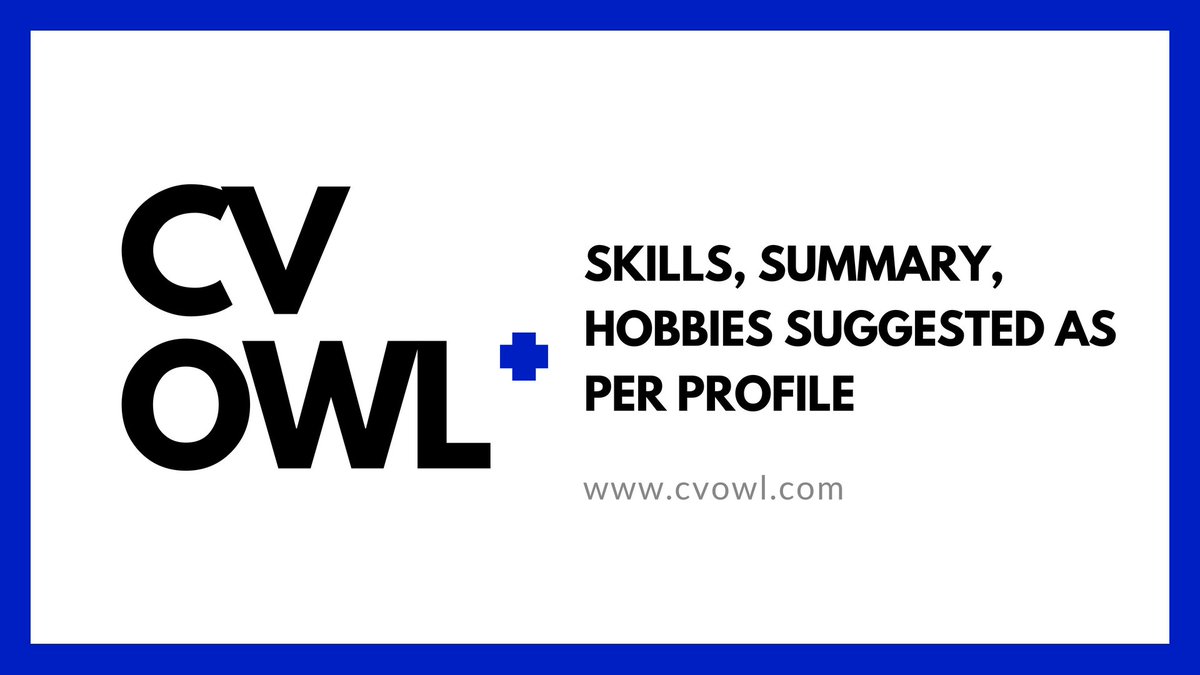 Best CV Maker CV Owl | Features of CV Owl